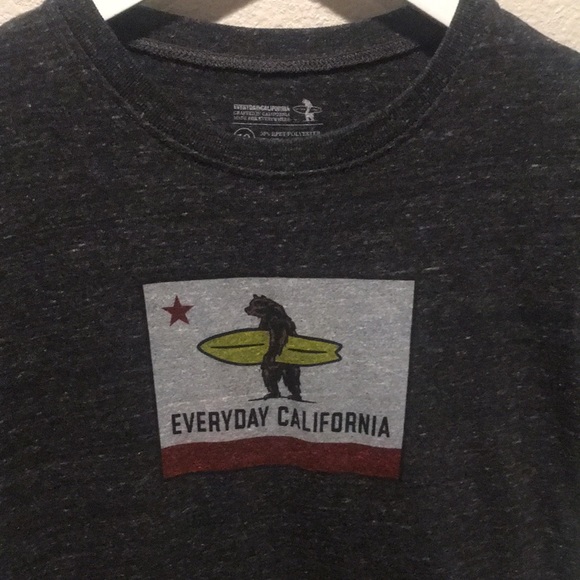 Everyday California Flag Surf Bear Tee Shirt size 8 - Picture 3 of 7